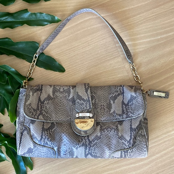 Cole Haan Handbags - COLE HAAN Snakeskin Purse BAG Handbag Clutch